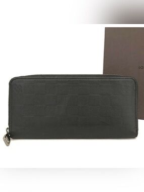 AUTH Louis Vuitton Long Vertical Zippy Trunk Wallet In Damier Infini AUTHENTIC